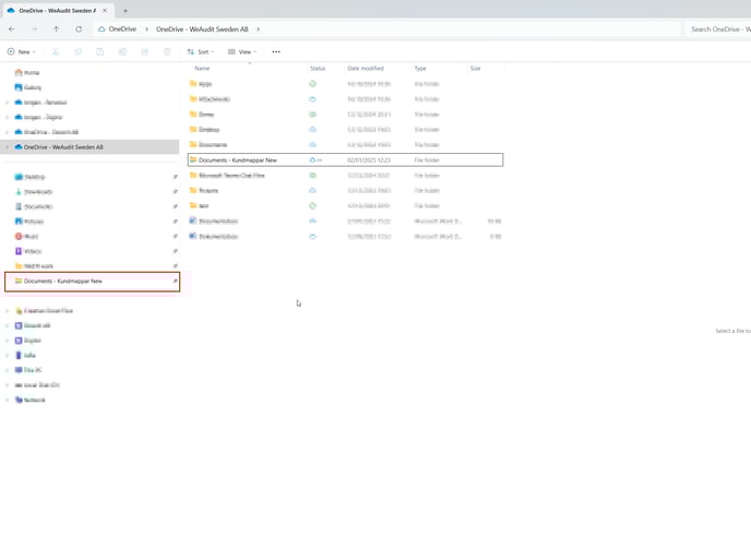 2025-01-02 14_58_49-OneDrive - WeAudit Sweden AB and 1 more tab - File Explorer